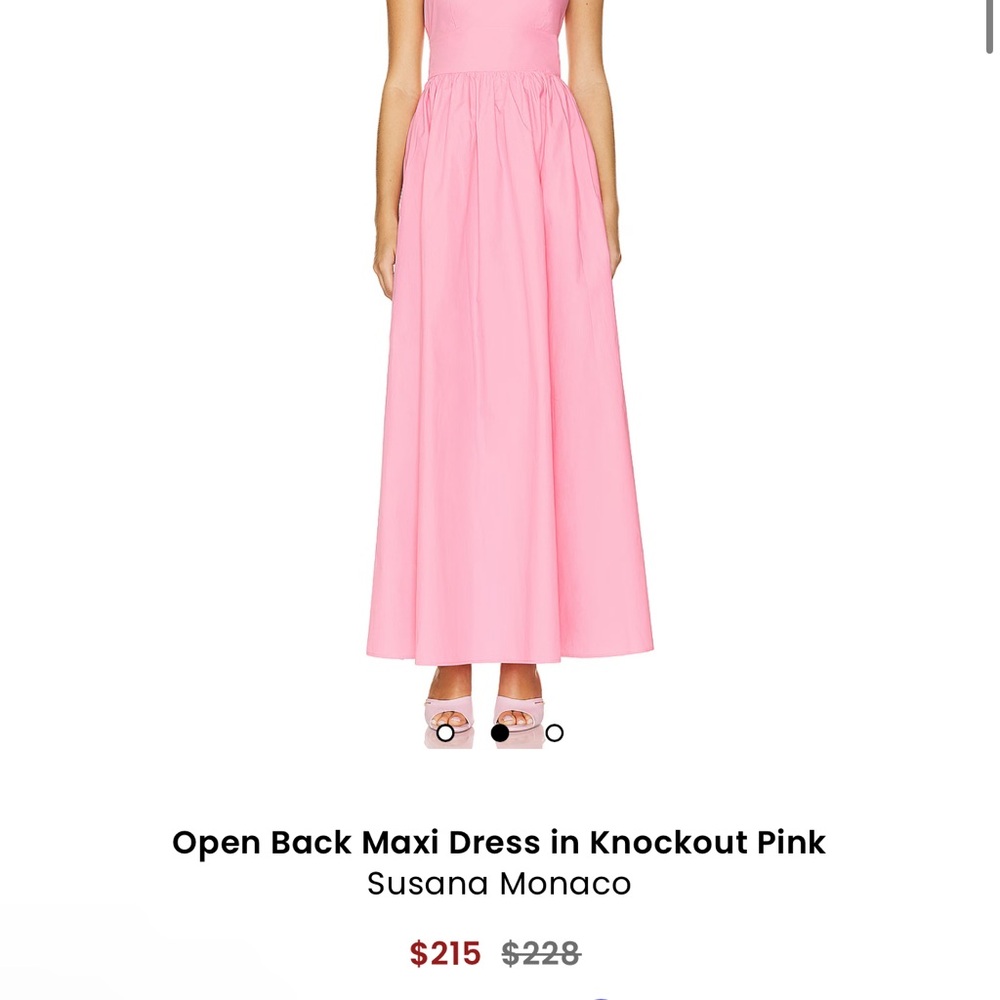 Susana Monaco Vibrant Pink Maxi Dress